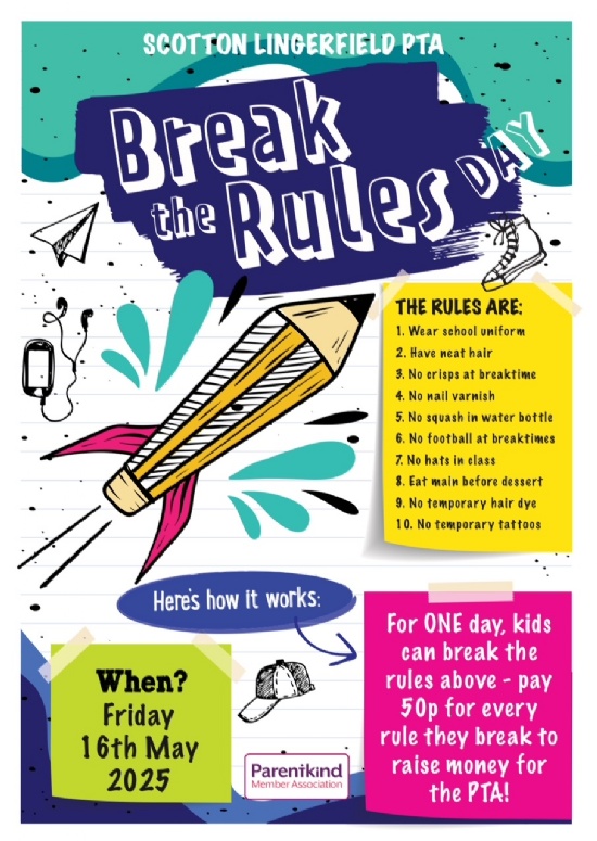 PTA 'Break the Rules' Day!
